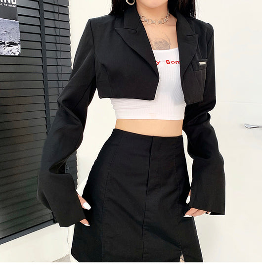 Chaqueta Corta de Encaje para Mujer - Cardigan Elegante de Manga Larga Multiuso - Image 6