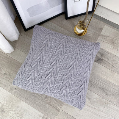 Almohada Nórdica Tejida para Sofá y Descanso - Image 2