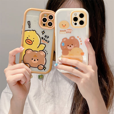 Funda Protectora Osito Pato Antiimpactos para Celular
