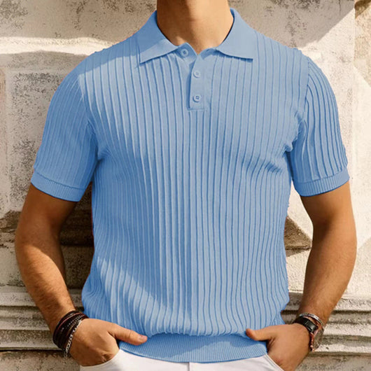 Camisa Casual Hombre Manga Corta Cuello Solapa Ajuste Relajado - Image 9
