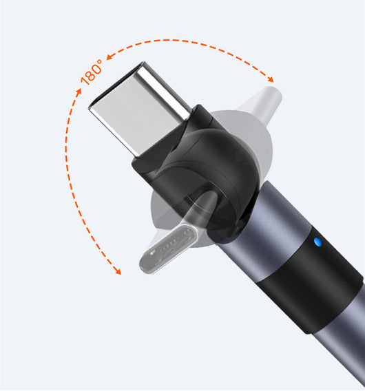 Soporte Giratorio para iPhone con Cable de Carga Rápida Compatible - Image 3