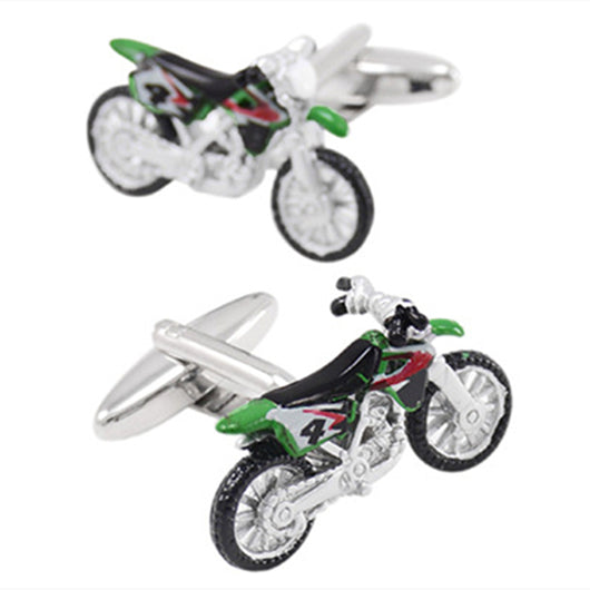 Gemelos de Motocicleta Off-Road - Diseño Personalizado para Camisas de Vestir