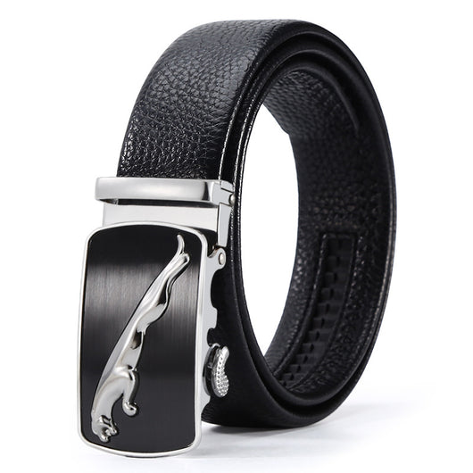 Cinturón de Cuero para Hombre con Hebilla Automática - Image 7