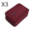 Vermelho Vinho 3 Peças