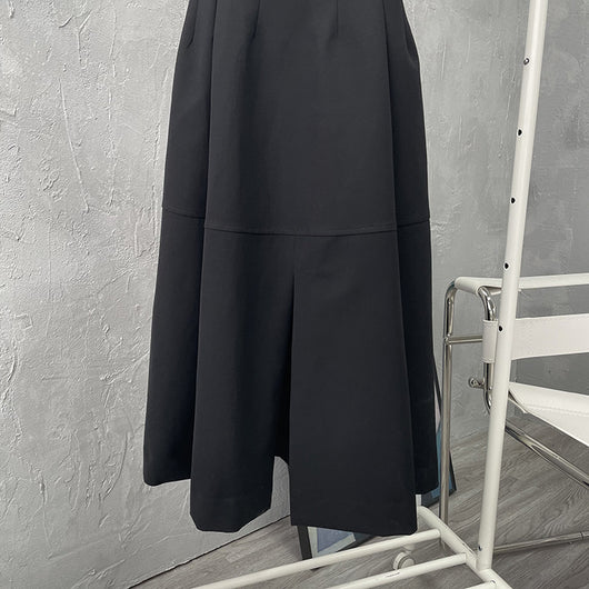 Vestido Negro con Tirantes Ajustables Estilo Temperamento - Image 8
