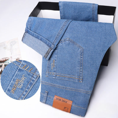 Jeans Rectos Casuales con Stretch para Trabajo - Comodidad Total - Image 12