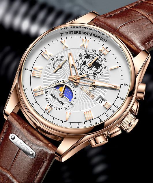 Reloj Cronógrafo Multifuncional Impermeable con Esfera Luminosa - Image 10