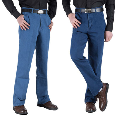 Pantalones Hombre Talla Grande Cintura Alta Corte Recto - Image 2