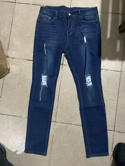 Pantalones Vaqueros Rotos Estilo Estudiante - Image 8