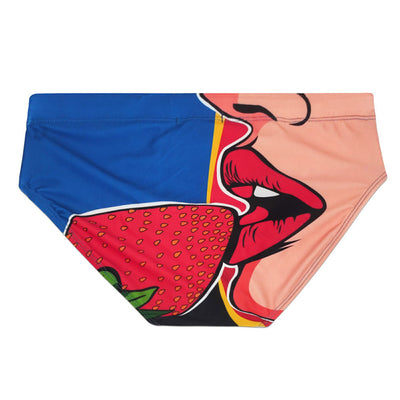 Bóxer de Baño Hombre Estampado Labios Cintura Baja Secado Rápido - Image 11