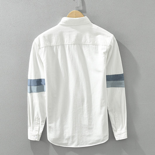 Camisa Suelta Artística Versátil para Hombre - Image 2