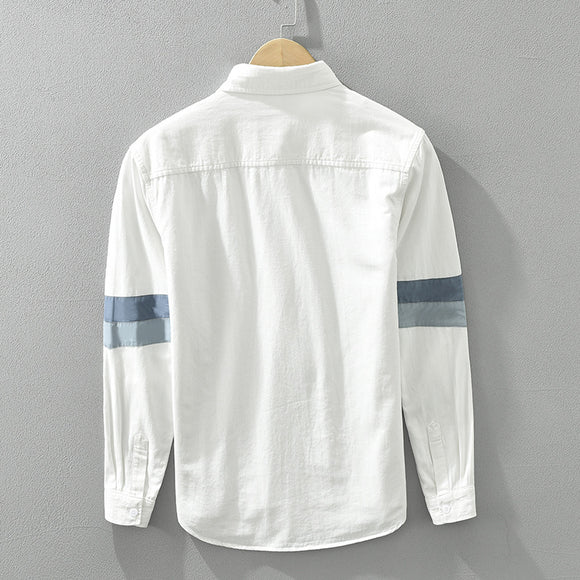 Camisa Suelta Artística Versátil para Hombre