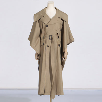 Abrigo Trench Cape Largo para Mujer - Otoño - Image 2