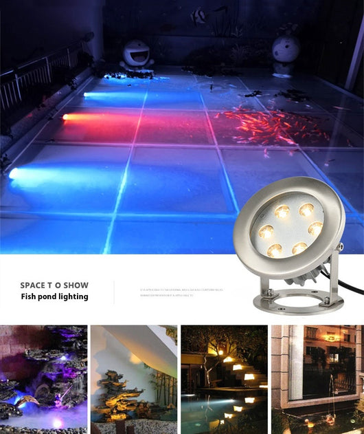 Lámpara Subacuática LED para Piscina y Fuentes de Exterior - Image 6