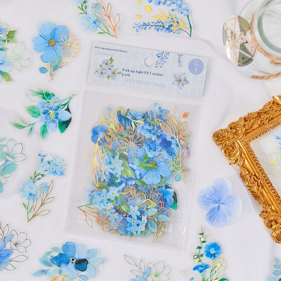 Cuaderno de Flores y Plantas - Material Decorativo 40 Piezas