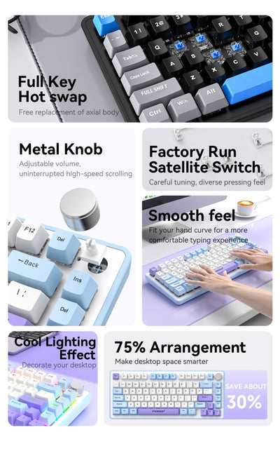 Kit Teclado Mecánico Personalizado + Ratón Gaming de Precisión - Image 56