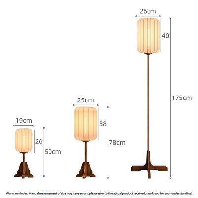 Lámpara de Piso Estilo Chino para Sala de Té Zen - Image 5