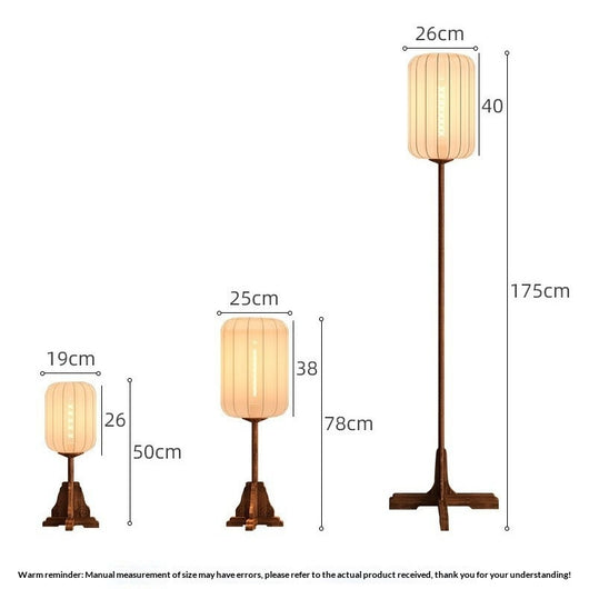 Lámpara de Piso Estilo Chino para Sala de Té Zen - Image 5