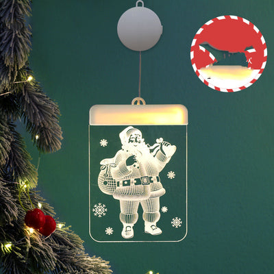 Luces Navideñas LED USB con Diseño 3D - Decoración Colgante con Renos y Campanas - Image 12