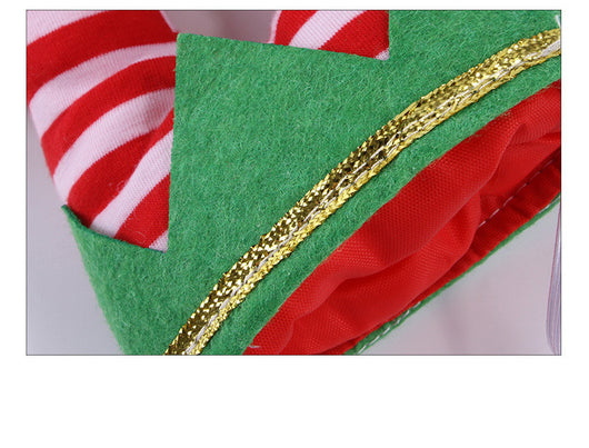 Gorro Navideño Payaso a Rayas para Mascotas - Adorno Divertido para Perros - Image 10