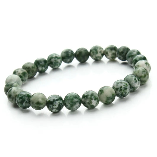 Pulsera de Cuentas de Aventurina Azul - Piedra Arenisca Redonda - Image 34
