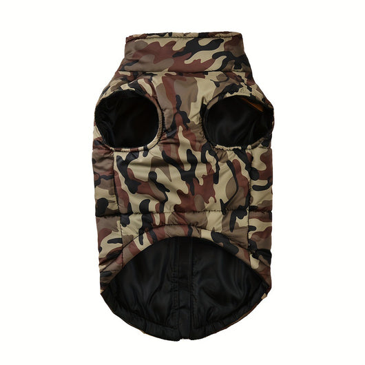 Abrigo Térmico Camuflado para Perros - Ropa de Invierno Acolchada - Image 17