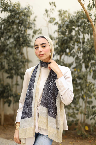 Pañuelo Hijab de Satén Estampado - Image 12