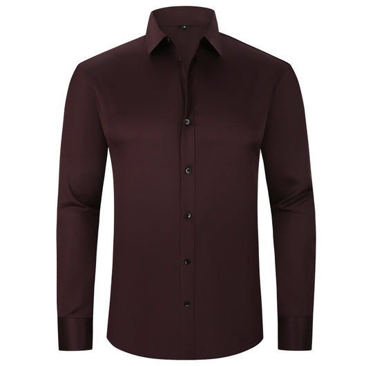 Camisa Ejecutiva Elástica Sin Planchado Antiarrugas Hombre - Image 38