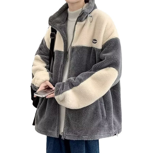 Chaqueta Acolchada para Hombre con Bloques de Color - Calidez y Estilo - Image 5