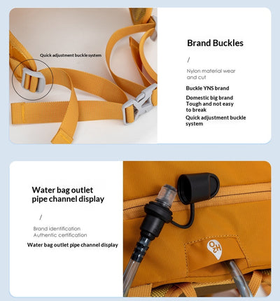 Mochila de Senderismo Plegable con Cierre de Seguridad y Gran Capacidad - Image 11