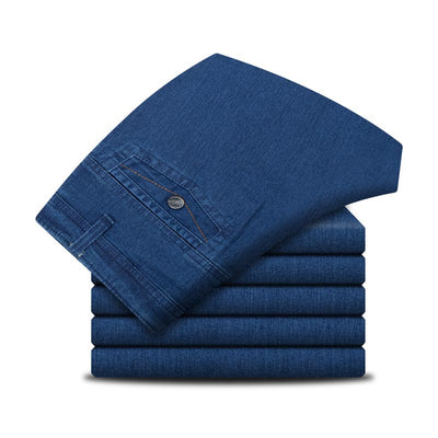 Pantalones Hombre Talla Grande Cintura Alta Corte Recto - Image 7