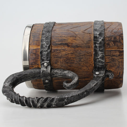Vaso Térmico de Barril de Madera con Forro de Acero Inoxidable - Image 12