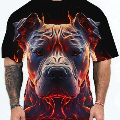Camiseta Estampada 3D con Diseños de Animales - Image 4