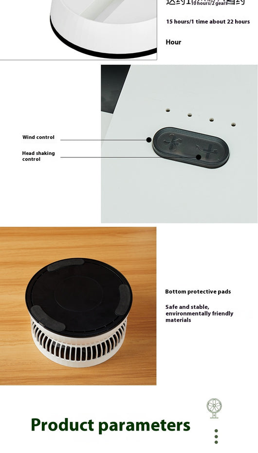 Ventilador de Escritorio Plegable y Portátil con Control Remoto - Image 7