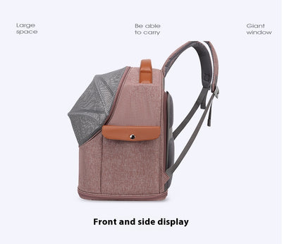 Mochila Transportadora Respirable para Gatos de Gran Capacidad Expandible - Image 23