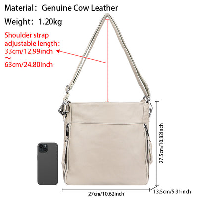 Bolso Tote de Cuero Genuino con Capacidad Extra Grande - Image 8