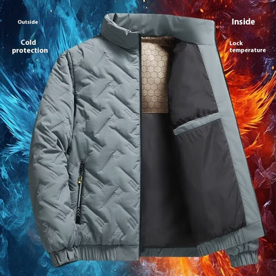 Abrigo de Invierno Acolchado para Hombre, Estilo Moderno y Casual