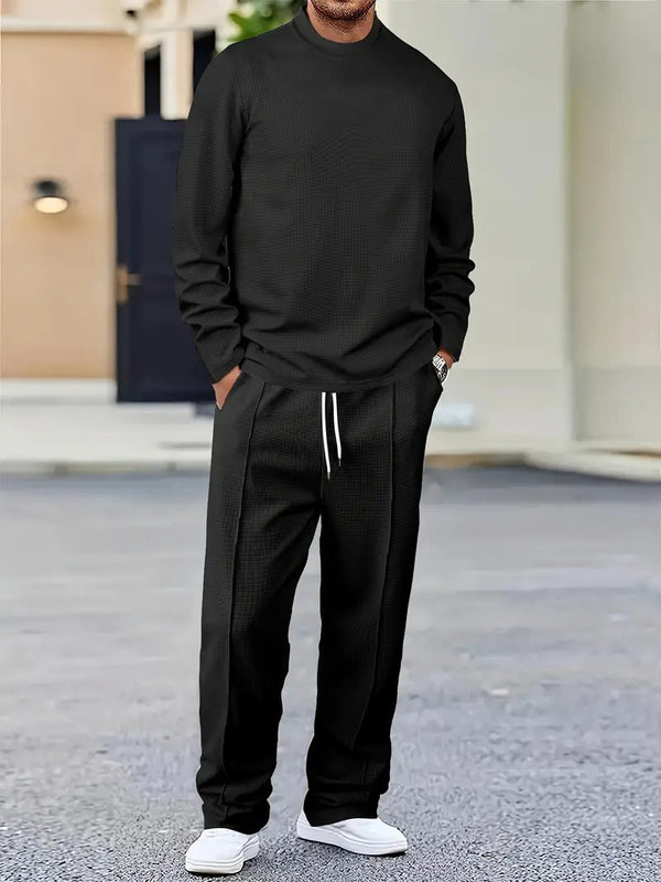 Traje Minimalista de Color Sólido para Hombre - Image 6