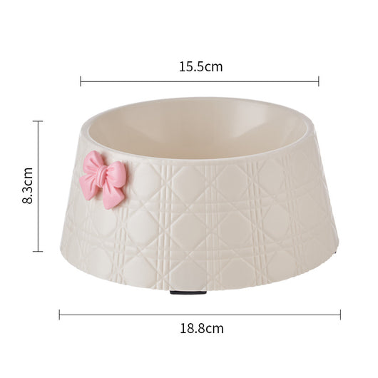 Comederos para Mascotas con Diseño de Moño - Platos Elegantes para Perros y Gatos - Image 5