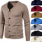 Cardigan de Punto para Hombre - Suéter V-Neck Moderno y Versátil