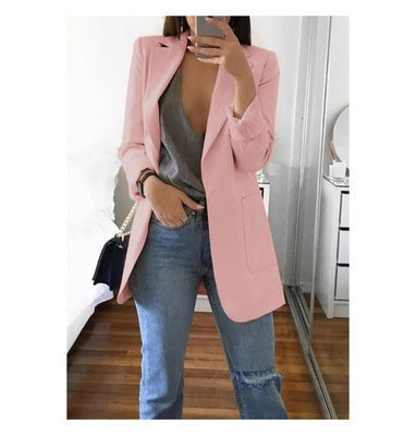 Blazer Slim Temperamento con Solapa Elegante - Image 7