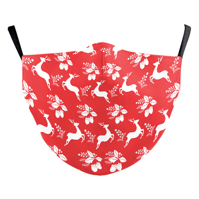 Black dust mask with a whimsical print featuring white unicorns, colorful donuts, yellow stars, and rainbows. - Image 19