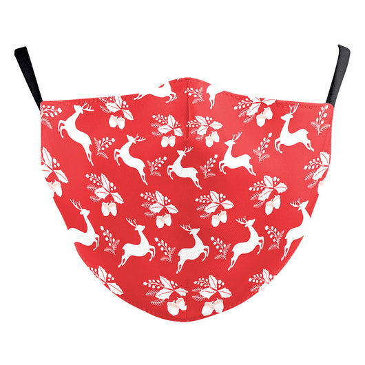 Black dust mask with a whimsical print featuring white unicorns, colorful donuts, yellow stars, and rainbows. - Image 19
