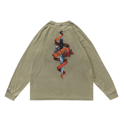 Playera Manga Larga Calavera Dark Demon para Hombre - Image 18