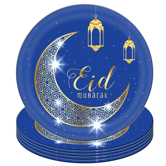 Kit Completo de Decoración Eid Al-Fitr - Platos y Vasos Temáticos - Image 3