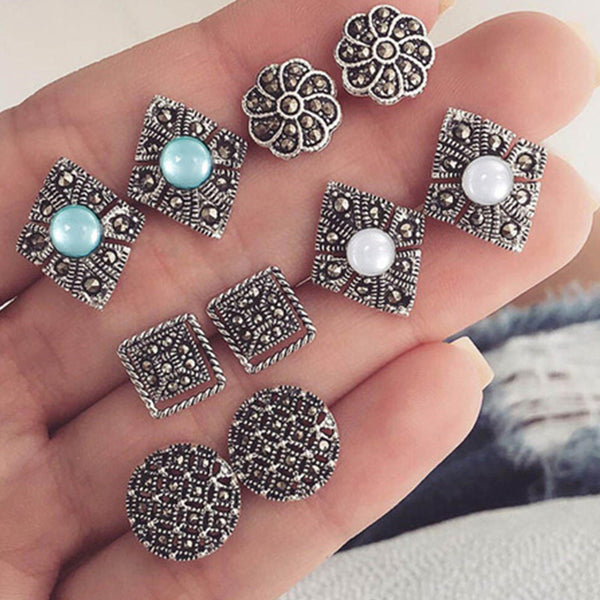 Juego de 5 Pares de Aretes Versátiles