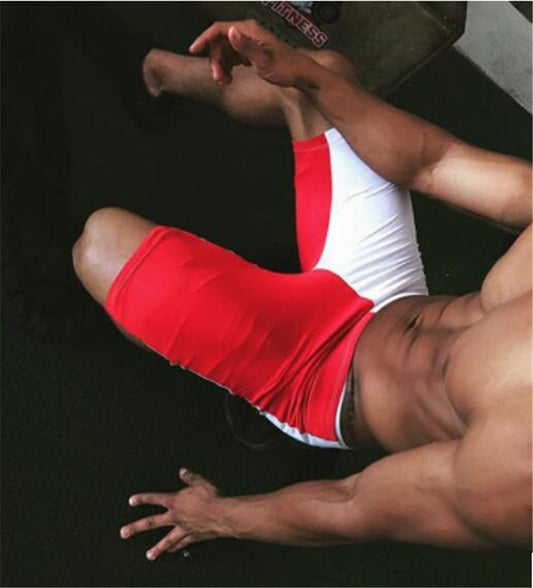Shorts Deportivos Casuales para Hombre con Malla y Combinación de Colores - Image 2