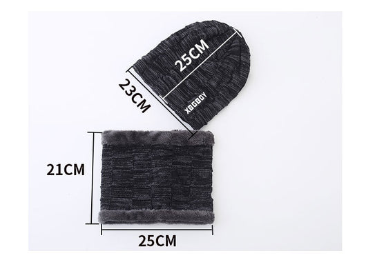 Juego de Cuello y Gorro de Punto en Terciopelo - Image 15