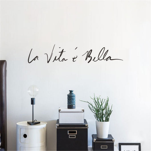 Vinilo Decorativo La Vida es Bella - Image 4