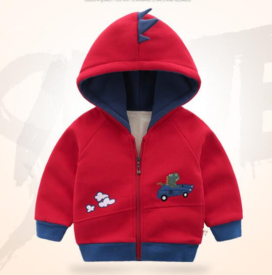 Chaqueta Acolchada de Terciopelo para Niños - Diseño Elegante y Simple